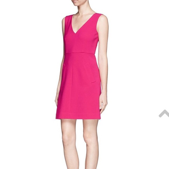 NWT Dian Von Furstenburg A-Line Rose Dress - Picture 5 of 8